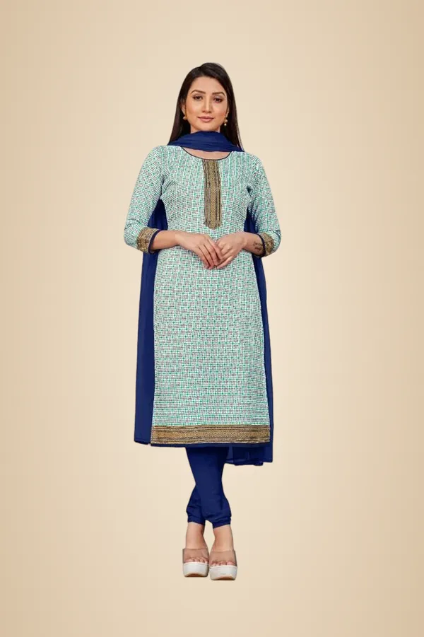 Unstitched_Blue_Ethnic_Crepe_SalwarSuit_Set_6.5_M