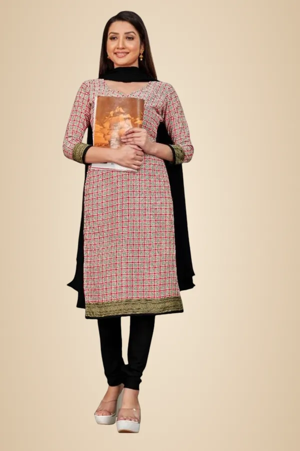 Black_Crepe_Unstiched_Kurti_With_Dupatta_-_Ethnic_Wear_For_Women