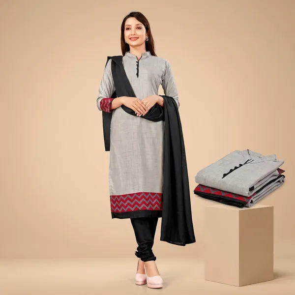 Grey_And_Black_Smart_Bold_Perfect_3_Piece_Crepe_Unstiched_Suit