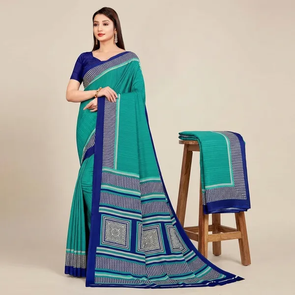 Unstitched_Teal_Green_And_Blue_Printed_Crepe_Unstiched_Saree_(Saree-5_M,_Blouse-_0.8_M)