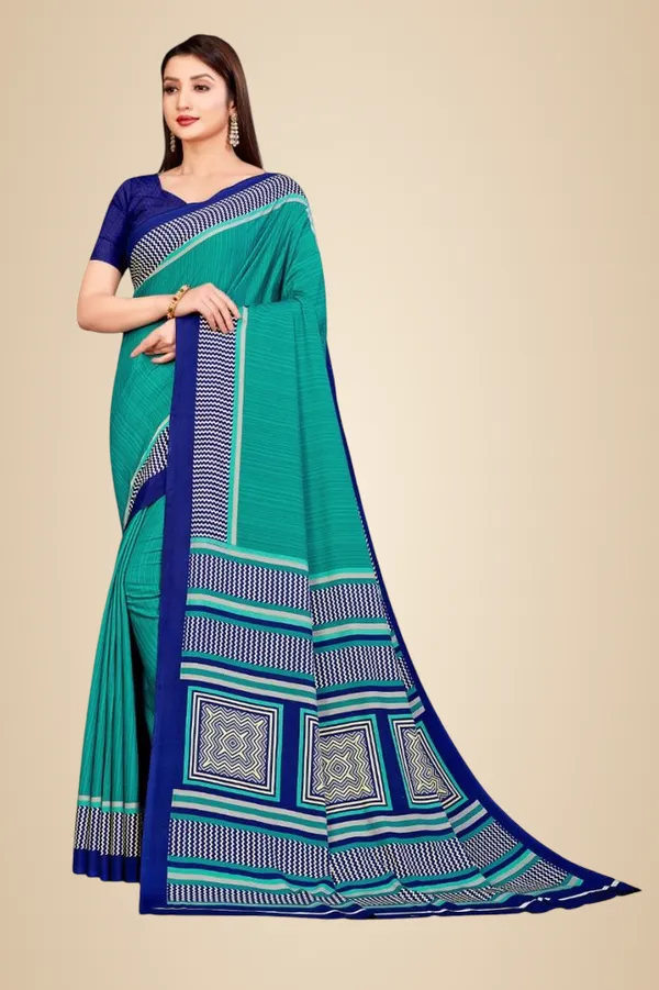 Unstitched_Teal_Green_And_Blue_Printed_Crepe_Unstiched_Saree_(Saree-5_M,_Blouse-_0.8_M)