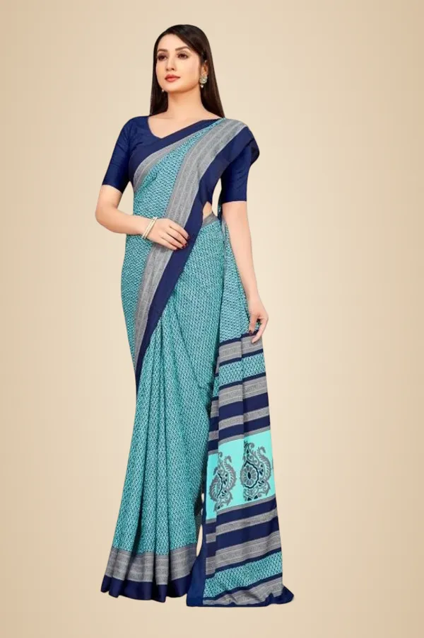 Unstitched_Blue_Printed_Crepe_Unstiched_Saree_With_Border_(Saree-5_M,_Blouse-_0.8_M)