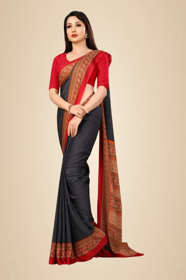 Unstitched_Grey_And_Red_Crepe_Unstiched_Saree_With_Red_Border_(Saree-5_M,_Blouse-_0.8_M)