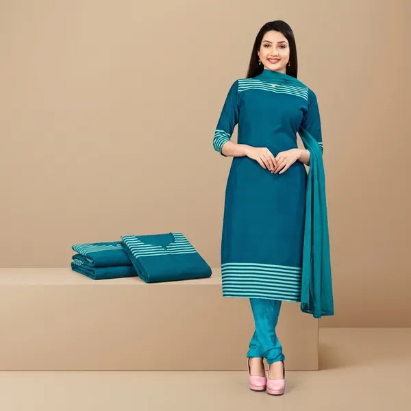 Unstitched_Teal_Blue_Embroidered_Crepe_SalwarKameez_Set_With_Dupatta_6.5_M