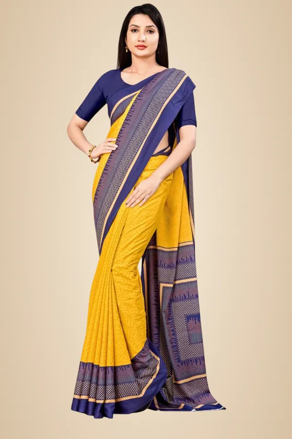 Unstitched_Yellow_And_Blue_Traditional_Crepe_Unstiched_Saree_With_Blue_Border_(Saree-5_M,_Blouse-_0.8_M)