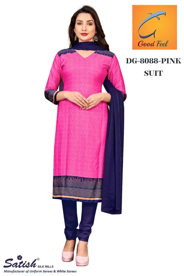 Pink_And_Blue_Embroidered_Crepe_Unstiched_Churidar_Suit_Set