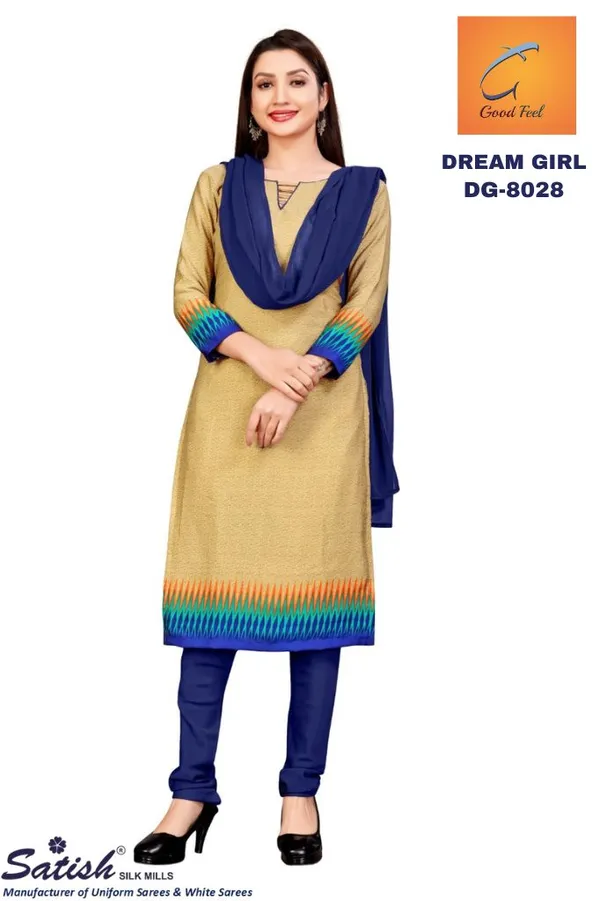 Unstitched_Beige_And_Blue_Crepe_SalwarSuit_Set_With_Dupatta_6.5_M