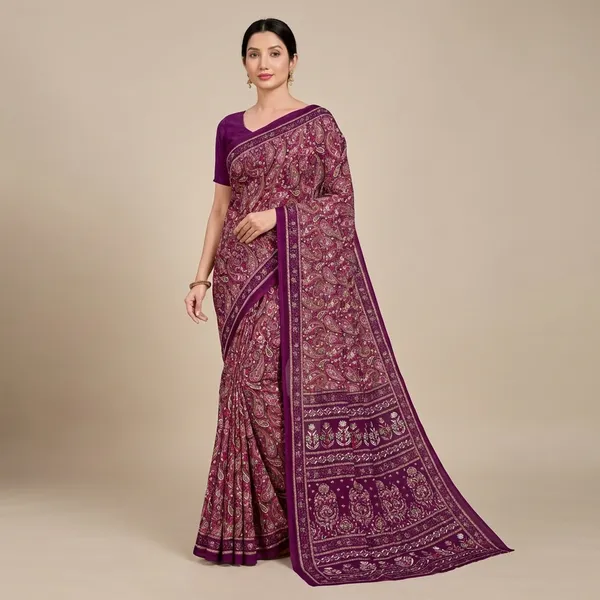 Unstitched_Wine_Purple_Bandhani_Printed_Soft_Crepe_Unstiched_Saree_With_Blouse_(Saree-5_M,_Blouse-_0.8_M)