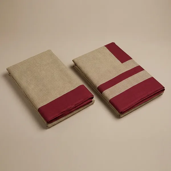 Unstitched_Beige_And_Maroon_Soft_Crepe_Unstiched_Saree_-_Beige_With_Maroon_Border_(Saree-5_M,_Blouse-_0.8_M)