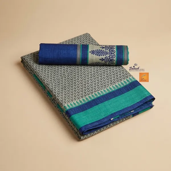 Unstitched_Blue_Geometric_Print_Soft_Crepe_Unstiched_Saree_(Saree-5_M,_Blouse-_0.8_M)