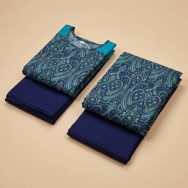 Blue_Ethnic_Soft_Crepe_Unstiched_Suit_Set_With_Dupatta