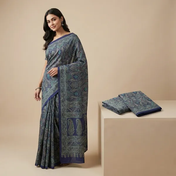 Unstitched_Blue_Peacock_Print_Soft_Crepe_Unstiched_Saree_With_Blouse_(Saree-5_M,_Blouse-_0.8_M)