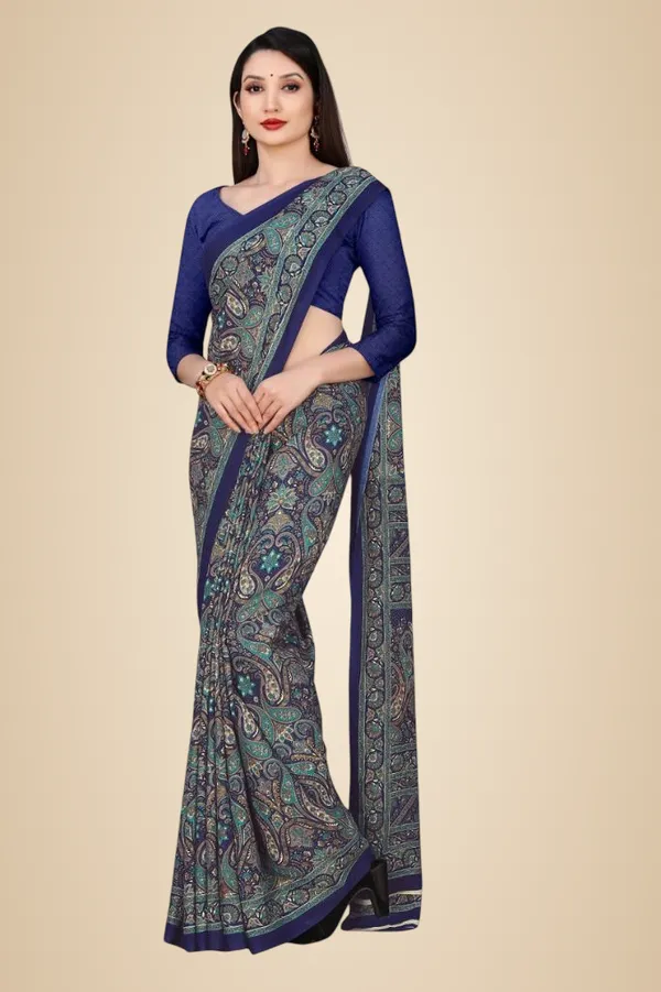 Unstitched_Blue_Peacock_Print_Soft_Crepe_Unstiched_Saree_With_Blouse_(Saree-5_M,_Blouse-_0.8_M)