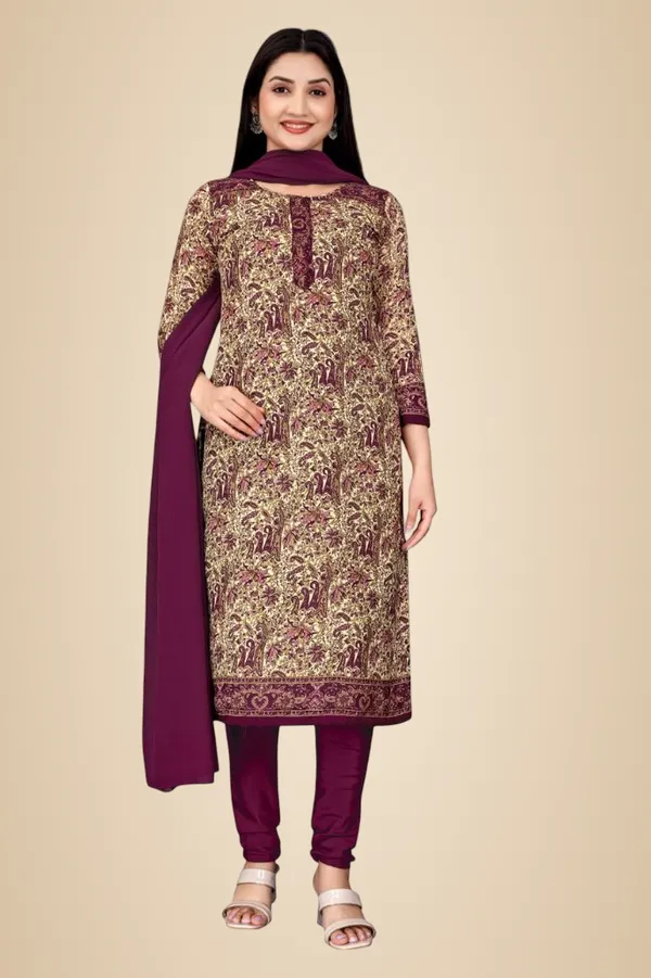 Beige_And_Wine_Soft_Crepe_Unstiched_Suit_-_Ethnic_Wear