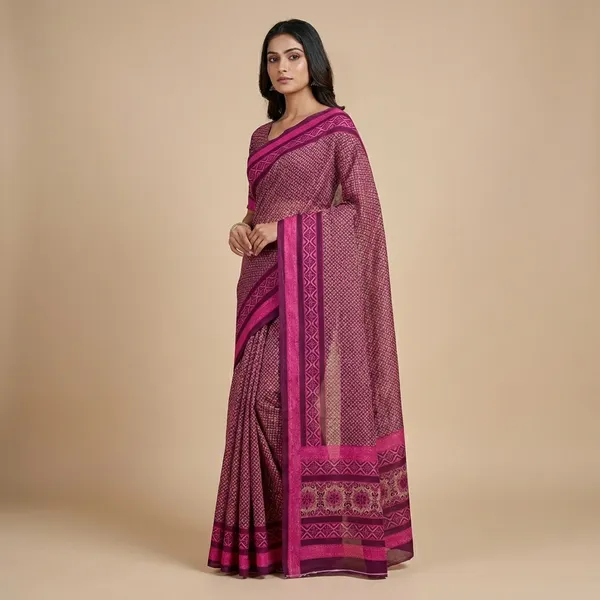 Unstitched_Pink_Traditional_Printed_Soft_Crepe_Unstiched_Saree_With_Border_(Saree-5_M,_Blouse-_0.8_M)