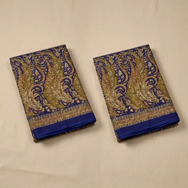 Unstitched_Blue_Designer_Soft_Crepe_Unstiched_Saree_With_Golden_Floral_Print_(Saree-5_M,_Blouse-_0.8_M)