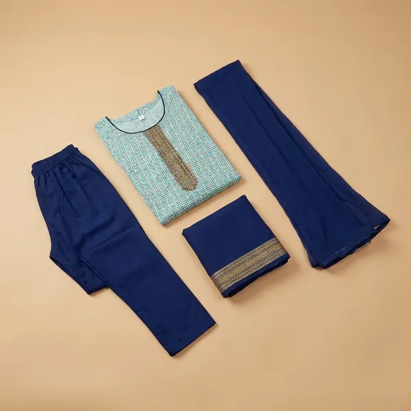 Unstitched_Turquoise_Blue_And_Blue_Printed_Soft_Crepe_SalwarSuit_Set_With_Dupatta_6.5_M