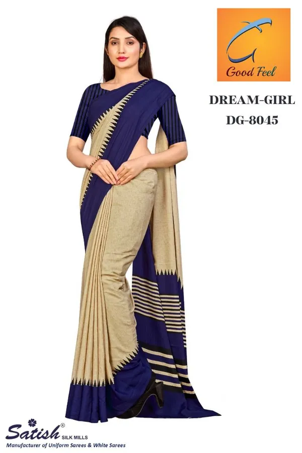 Unstitched_Beige_And_Blue_Printed_Crepe_Unstiched_Saree_(Saree-5_M,_Blouse-_0.8_M)