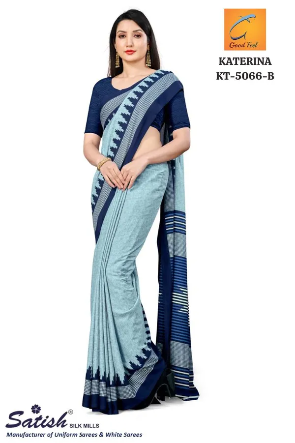 Unstitched_Blue_And_Navy_Blue_Soft_Crepe_Unstiched_Saree_With_Border_(Saree-5_M,_Blouse-_0.8_M)