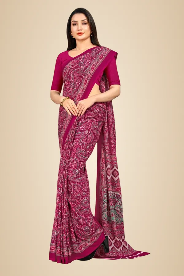 Pink_Sarish_Mills_Uddan_Traditional_Soft_Crepe_Unstiched_Printed_Saree_With_Blouse