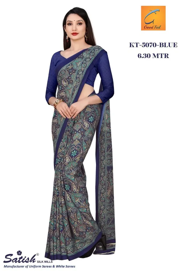 Unstitched_Blue_Peacock_Print_Soft_Crepe_Unstiched_Saree_With_Blouse_(Saree-5_M,_Blouse-_0.8_M)