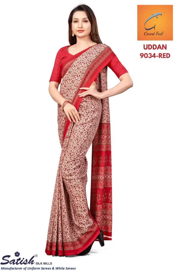 Unstitched_Red_Printed_Chiffon_Crepe_Unstiched_Saree_With_Red_Blouse_(Saree-5_M,_Blouse-_0.8_M)