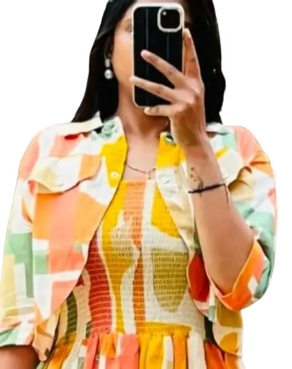 Women_S_Cotton_A_Line_Midi_Dress_With_Shrug_Printed_Knee_Length_Dress_One_Piece_With_Jacket