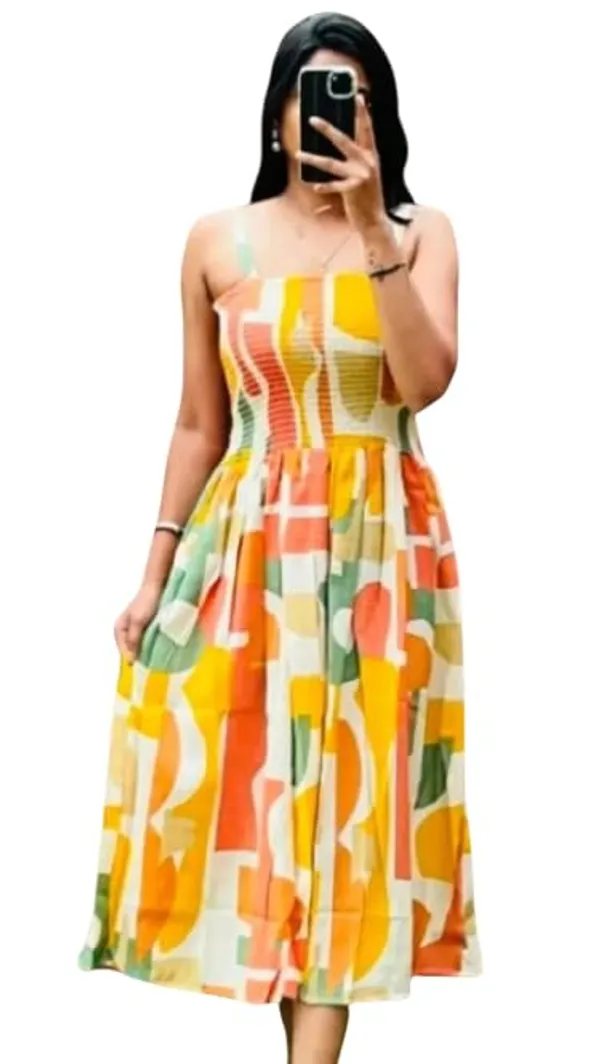 Women_S_Cotton_A_Line_Midi_Dress_With_Shrug_Printed_Knee_Length_Dress_One_Piece_With_Jacket