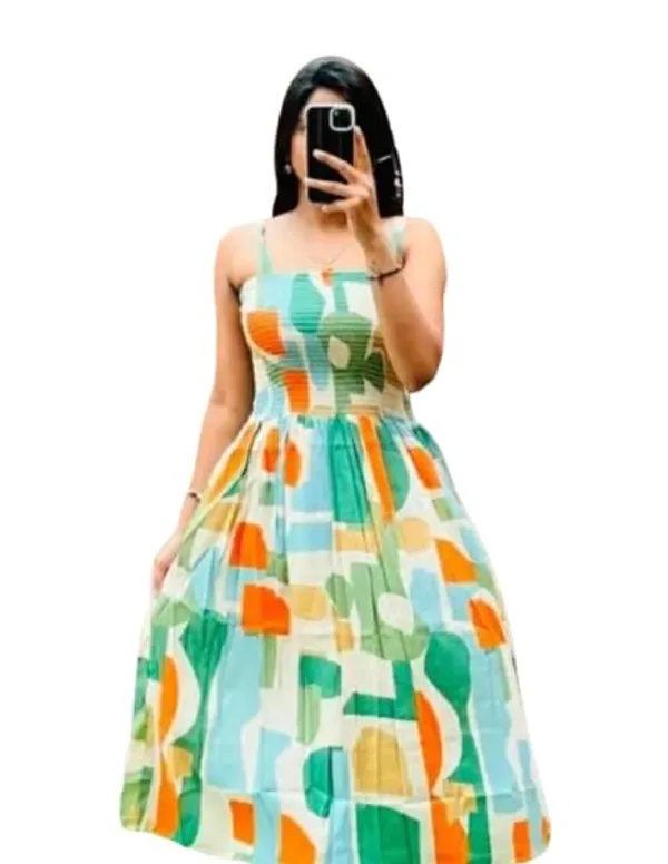 Women_S_Cotton_A_Line_Midi_Dress_With_Shrug_Printed_Knee_Length_Dress_One_Piece_With_Jacket