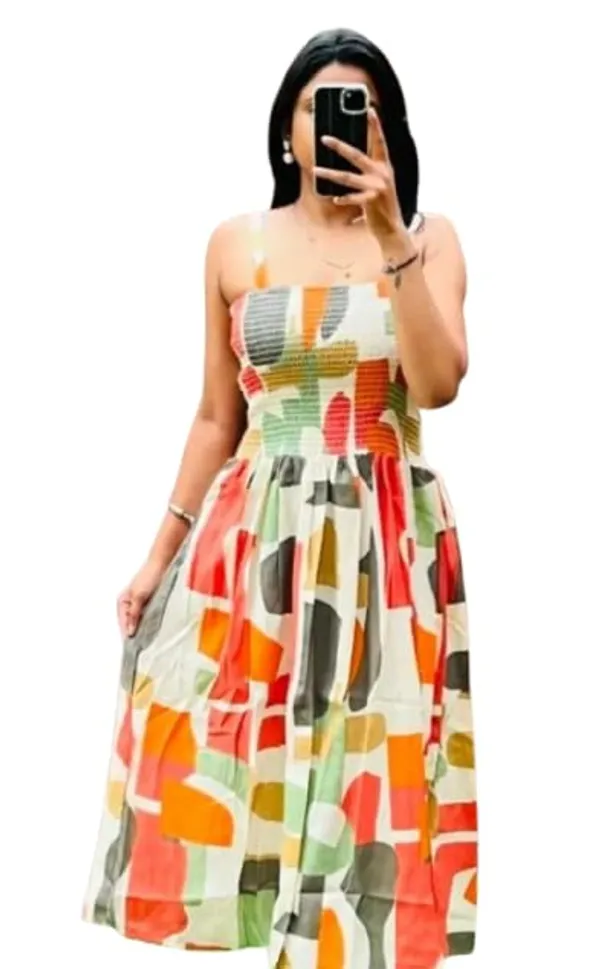 Women_S_Cotton_A_Line_Midi_Dress_With_Shrug_Printed_Knee_Length_Dress_One_Piece_With_Jacket