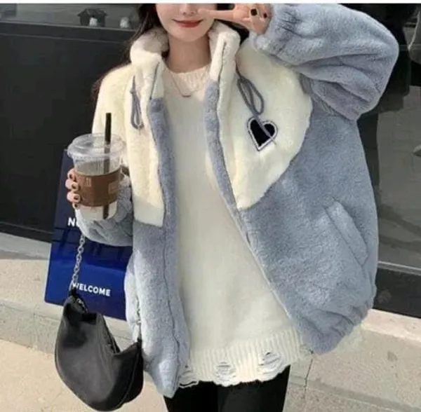 Qadri_Fashion_Girls_Trendy_Wool_Jacket_Grey