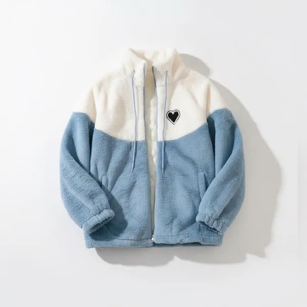Qadri_Fashion_Clothing_Girls_Furry_Wool_Full_Zip_Jacket_Soft_Fluffy_Winter_Wear_Cozy_Warm_Outerwear_With_Chin_Guard_Easy_Pull_Zipper
