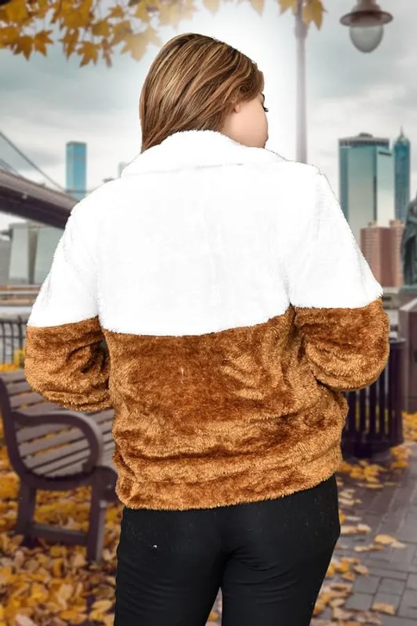 Qadri_Fashion_Trendy_Wool_Jacket_For_Women_Girls_Brown