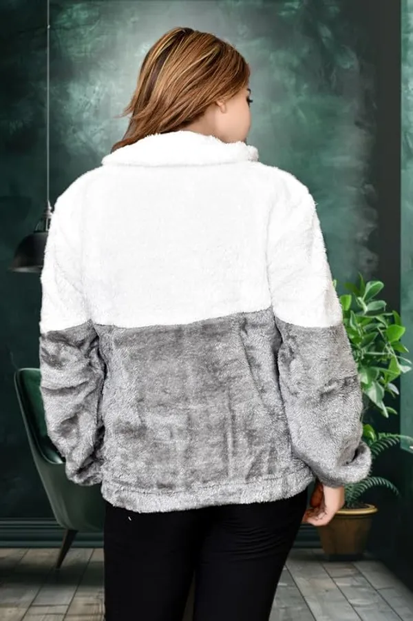 Qadri_Fashion_Trendy_Wool_Jacket_For_Women_Girls_Grey