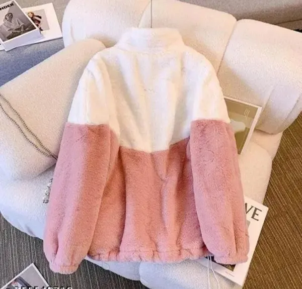 Qadri_Fashion_Clothing_Girls_Furry_Wool_Full_Zip_Jacket_Soft_Fluffy_Winter_Wear_Cozy_Warm_Outerwear_With_Chin_Guard_Easy_Pull_Zipper