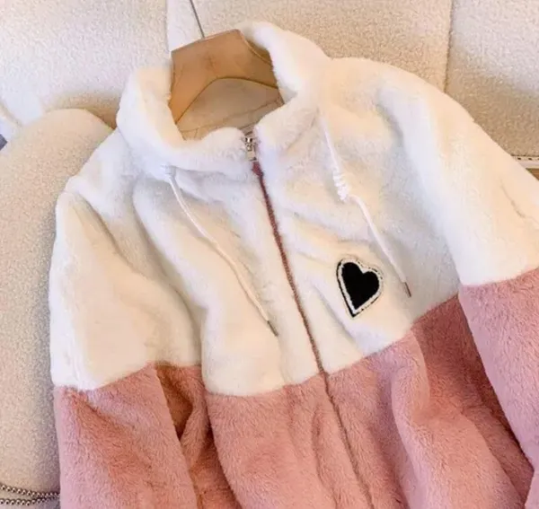 Qadri_Fashion_Clothing_Girls_Furry_Wool_Full_Zip_Jacket_Soft_Fluffy_Winter_Wear_Cozy_Warm_Outerwear_With_Chin_Guard_Easy_Pull_Zipper