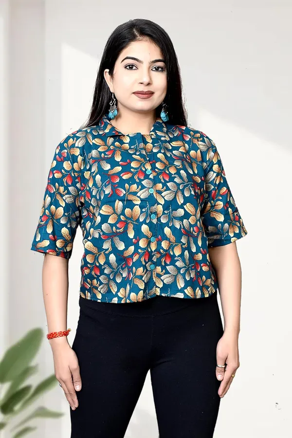 Poly_Rayon_Printed_Alia_Cut_Peplum_Top_Fabric_Cotton_Top_For_Office_Women_S_Tunics_Short_Kurti_Women_Regular_Fit