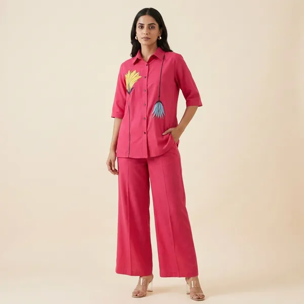 Women_S_Shirt_And_Pant_Co_Ords_Set_Casual_Wear_N_Alpha_Xl_Pink