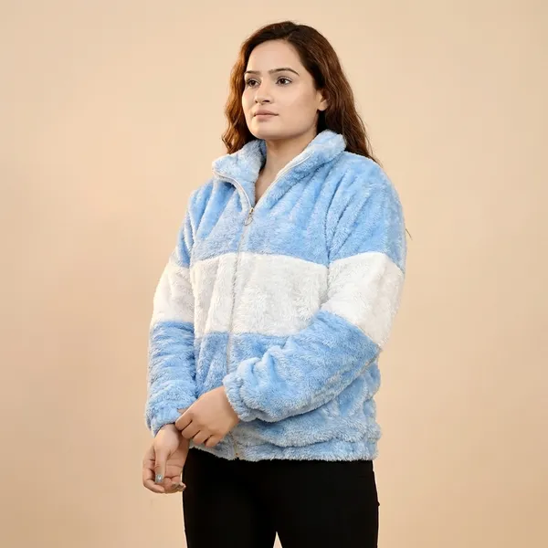 Qadri_Fashion_Women_S_Fleece_Winter_Contrast_Jacket_Wool_Zip_Up_Soft_Fluffy_Cold_Weather_Outerwear_Blue