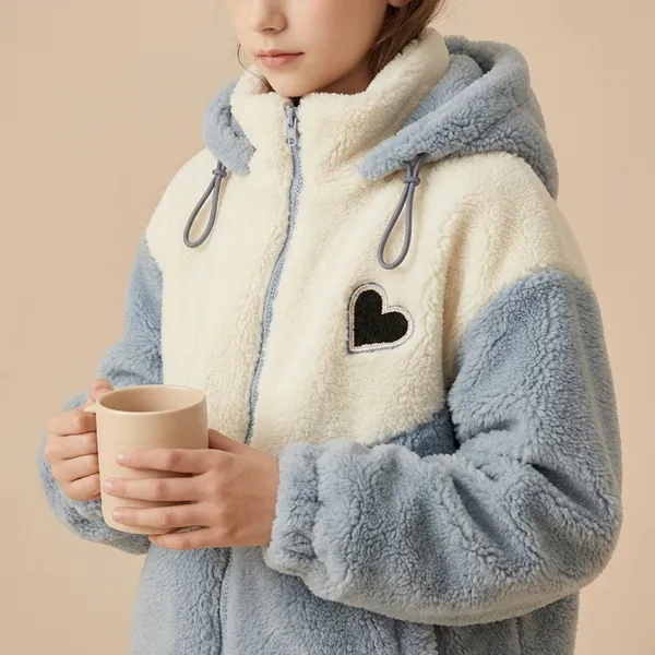Qadri_Fashion_Girls_Trendy_Wool_Jacket_Grey