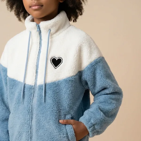 Qadri_Fashion_Clothing_Girls_Furry_Wool_Full_Zip_Jacket_Soft_Fluffy_Winter_Wear_Cozy_Warm_Outerwear_With_Chin_Guard_Easy_Pull_Zipper