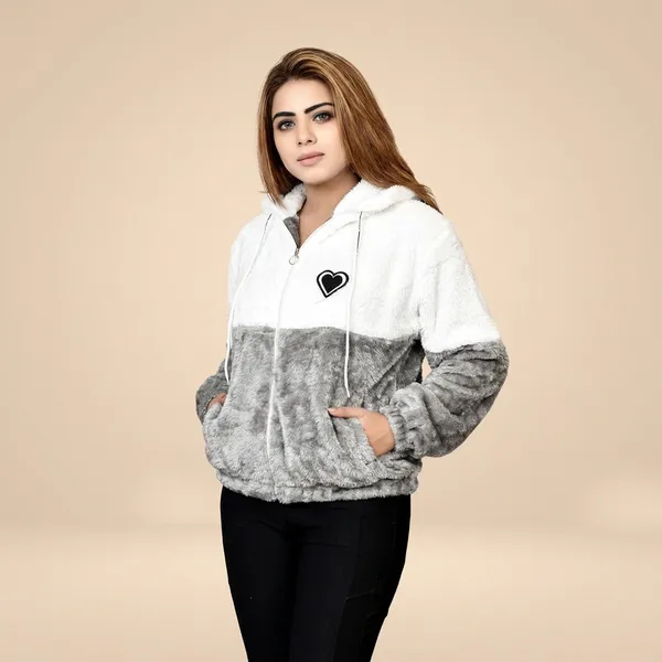 Qadri_Fashion_Trendy_Wool_Jacket_For_Women_Girls_Grey