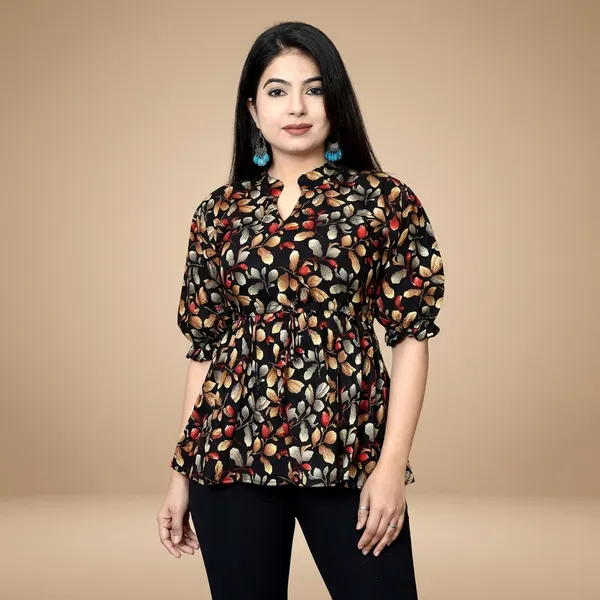 Poly_Rayon_Printed_Alia_Cut_Peplum_Top_Fabric_Cotton_Top_For_Office_Women_S_Tunics_Short_Kurti_Women_Regular_Fit