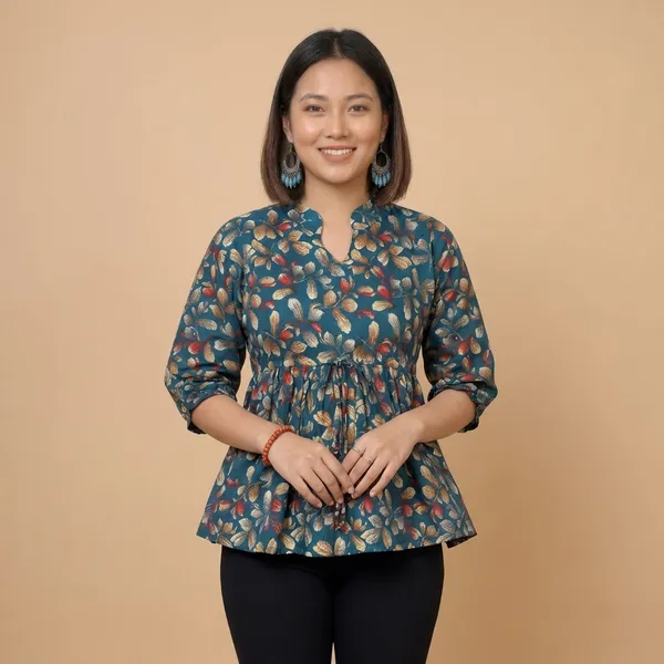 Poly_Rayon_Printed_Alia_Cut_Peplum_Top_Top_For_Office_Women_S_Tunics_Short_Kurti_Women_Regular_Fit