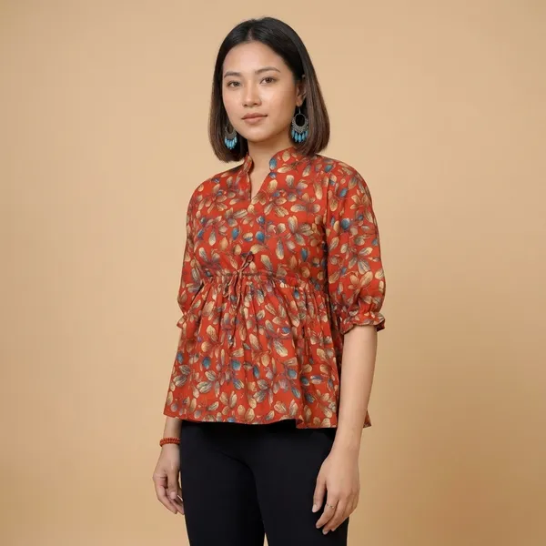 Poly_Rayon_Printed_Alia_Cut_Peplum_Top_Top_For_Office_Women_S_Tunics_Short_Kurti_Women_Regular_Fit