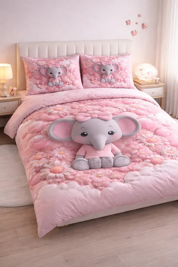 Multicolour_Premium_Cotton_King_Size_Bed_Sheet_With_Pillow_Cover