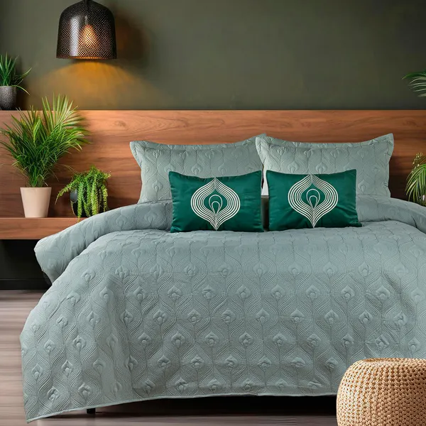 Green_Premium_Cotton_King_Size_Comforter_Set