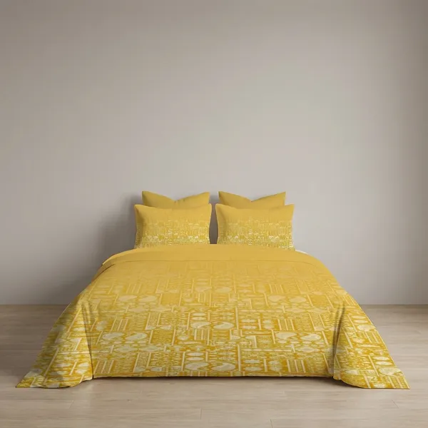 Yellow_Premium_Cotton_King_Size_Bed_Sheet_With_Pillow_Cover