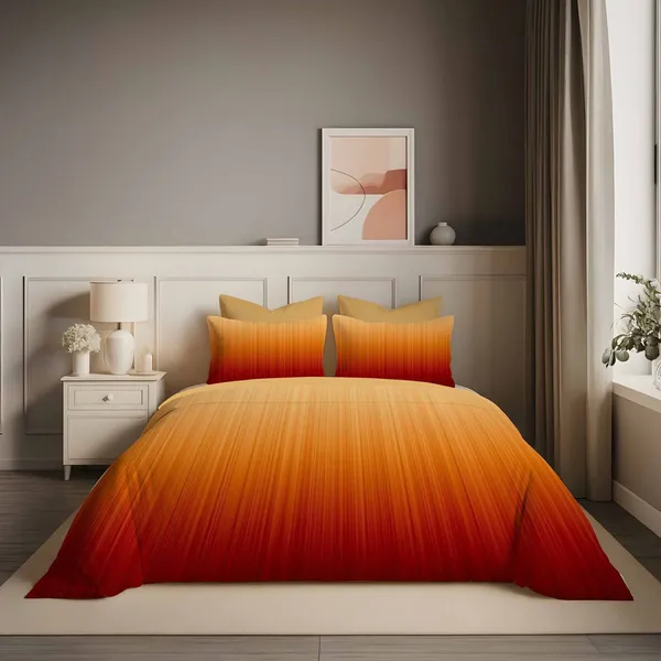 Dark_Orange_Premium_Cotton_King_Size_Bed_Sheet_With_Pillow_Cover