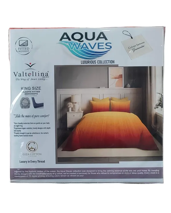 Dark_Orange_Premium_Cotton_King_Size_Bed_Sheet_With_Pillow_Cover